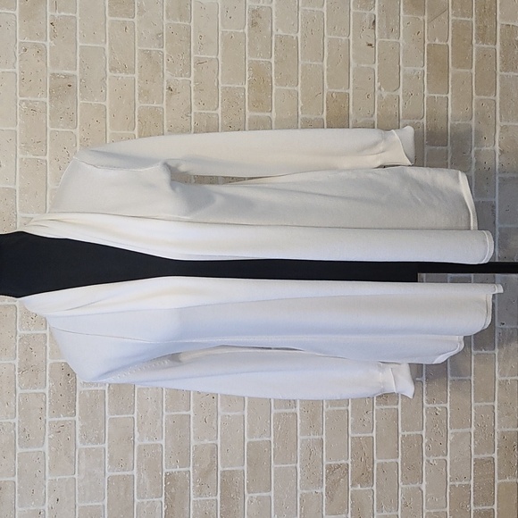 Premise Women's White Viscose Blend Long Sleeve Cardigan (Sz S) - Picture 1 of 9